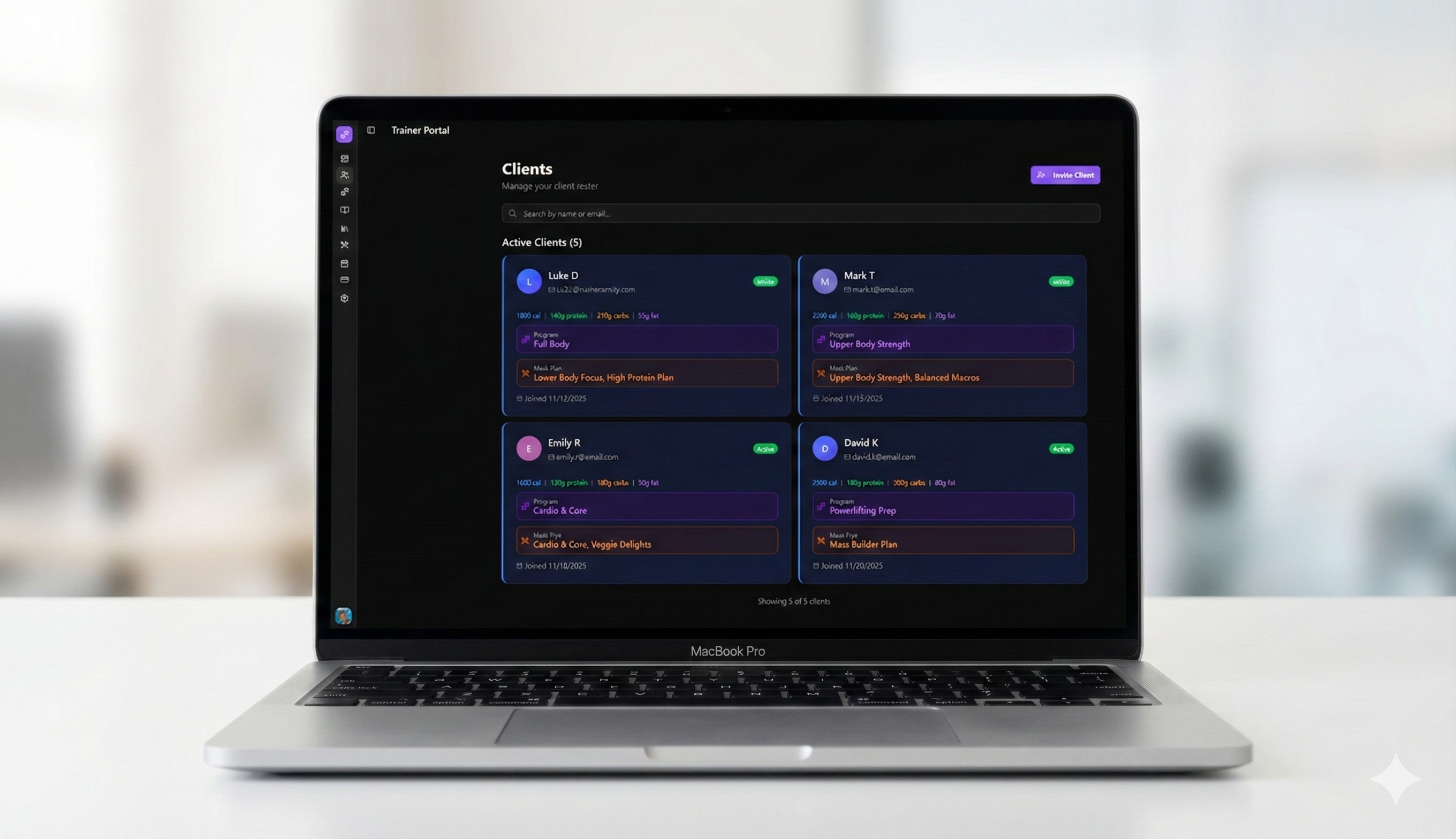 Client Management Dashboard