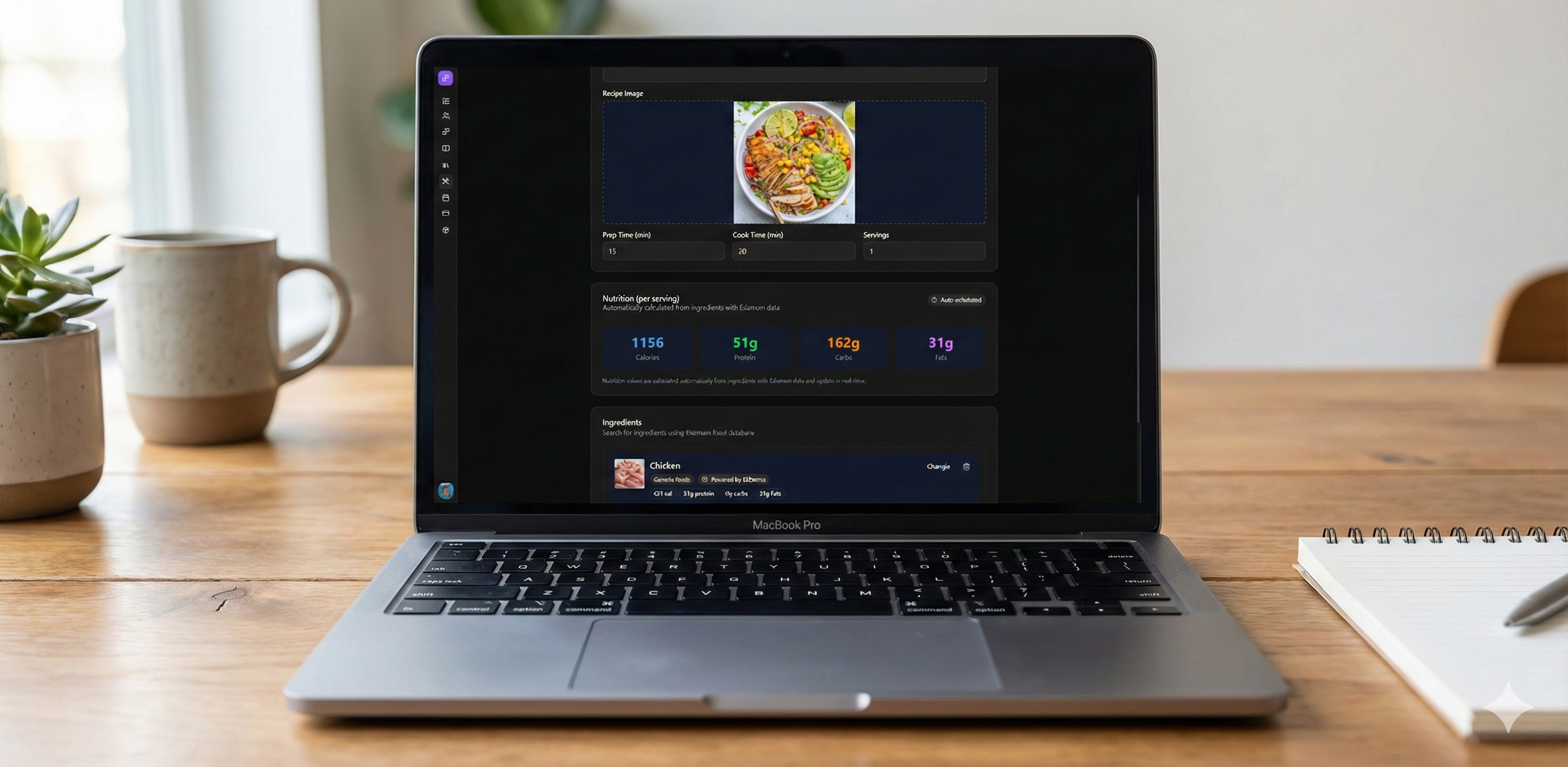 Nutrition Planning Interface